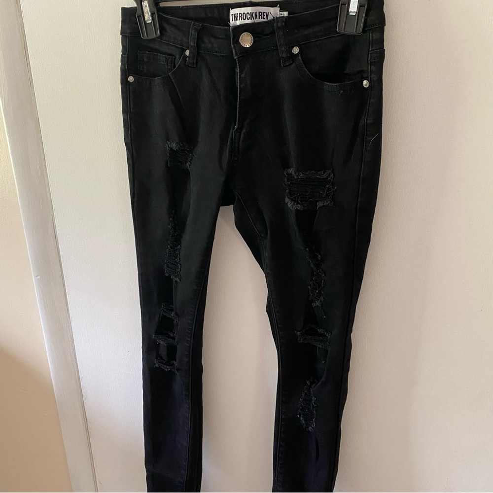 Black Ripped Jeans